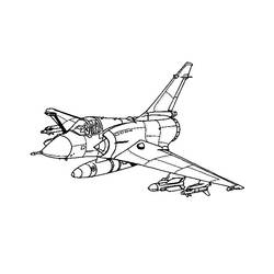 Dibujo para colorear: Aviones de Guerra (Transporte) #141036 - Dibujos para Colorear e Imprimir Gratis