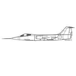 Dibujo para colorear: Aviones de Guerra (Transporte) #141040 - Dibujos para Colorear e Imprimir Gratis
