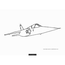 Dibujo para colorear: Aviones de Guerra (Transporte) #141091 - Dibujos para Colorear e Imprimir Gratis