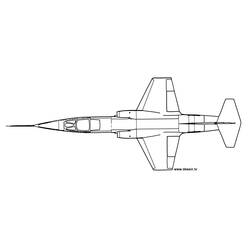 Dibujo para colorear: Aviones de Guerra (Transporte) #141101 - Dibujos para Colorear e Imprimir Gratis