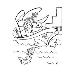 Dibujo para colorear: Barco / Navío (Transporte) #137472 - Dibujos para Colorear e Imprimir Gratis