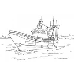 Dibujo para colorear: Barco / Navío (Transporte) #137483 - Dibujos para Colorear e Imprimir Gratis