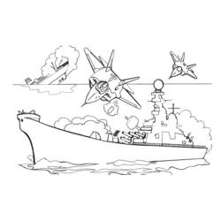 Dibujo para colorear: Barco / Navío (Transporte) #137492 - Dibujos para Colorear e Imprimir Gratis
