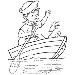 Dibujo para colorear: Barco / Navío (Transporte) #137517 - Dibujos para Colorear e Imprimir Gratis