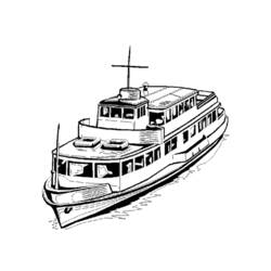 Dibujo para colorear: Barco / Navío (Transporte) #137519 - Dibujos para Colorear e Imprimir Gratis