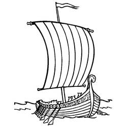 Dibujo para colorear: Barco / Navío (Transporte) #137520 - Dibujos para Colorear e Imprimir Gratis