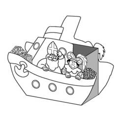 Dibujo para colorear: Barco / Navío (Transporte) #137560 - Dibujos para Colorear e Imprimir Gratis