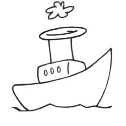Dibujo para colorear: Barco / Navío (Transporte) #137567 - Dibujos para Colorear e Imprimir Gratis