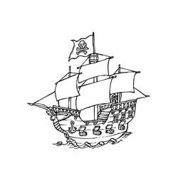 Dibujo para colorear: Barco / Navío (Transporte) #137590 - Dibujos para Colorear e Imprimir Gratis