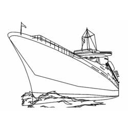 Dibujo para colorear: Barco / Navío (Transporte) #137601 - Dibujos para Colorear e Imprimir Gratis