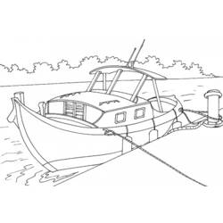 Dibujo para colorear: Barco / Navío (Transporte) #137643 - Dibujos para Colorear e Imprimir Gratis