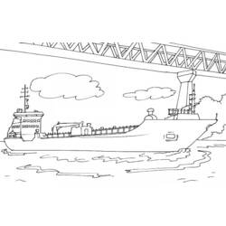 Dibujo para colorear: Barco / Navío (Transporte) #137649 - Dibujos para Colorear e Imprimir Gratis