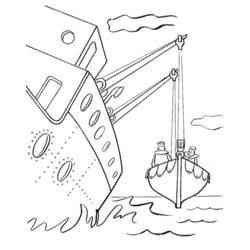 Dibujo para colorear: Barco / Navío (Transporte) #137651 - Dibujos para Colorear e Imprimir Gratis