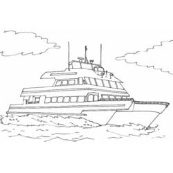 Dibujo para colorear: Barco / Navío (Transporte) #137673 - Dibujos para Colorear e Imprimir Gratis