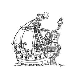 Dibujo para colorear: Barcos y Navíos (Transporte) #171604 - Dibujos para Colorear e Imprimir Gratis