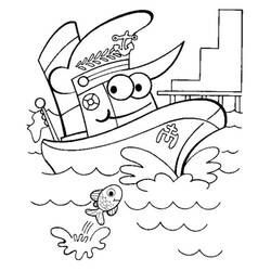 Dibujo para colorear: Barcos y Navíos (Transporte) #171608 - Dibujos para Colorear e Imprimir Gratis