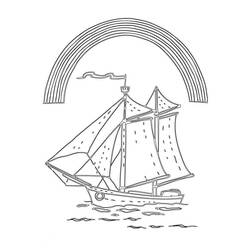 Dibujo para colorear: Barcos y Navíos (Transporte) #171610 - Dibujos para Colorear e Imprimir Gratis