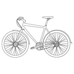 Dibujo para colorear: Bike / Bicycle (Transporte) #136939 - Dibujos para colorear