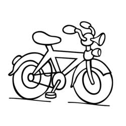 Dibujo para colorear: Bike / Bicycle (Transporte) #136947 - Dibujos para colorear