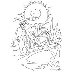 Dibujo para colorear: Bike / Bicycle (Transporte) #136957 - Dibujos para Colorear e Imprimir Gratis