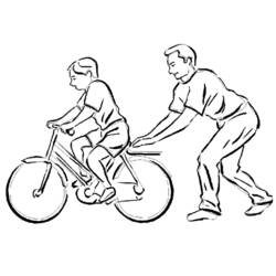 Dibujo para colorear: Bike / Bicycle (Transporte) #136974 - Dibujos para Colorear e Imprimir Gratis
