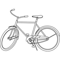 Dibujo para colorear: Bike / Bicycle (Transporte) #136976 - Dibujos para colorear