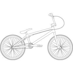 Dibujo para colorear: Bike / Bicycle (Transporte) #136992 - Dibujos para colorear