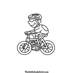 Dibujo para colorear: Bike / Bicycle (Transporte) #136998 - Dibujos para colorear