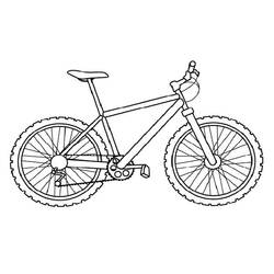 Dibujo para colorear: Bike / Bicycle (Transporte) #137003 - Dibujos para colorear
