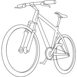 Dibujo para colorear: Bike / Bicycle (Transporte) #137006 - Dibujos para colorear