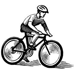 Dibujo para colorear: Bike / Bicycle (Transporte) #137015 - Dibujos para colorear