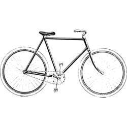 Dibujo para colorear: Bike / Bicycle (Transporte) #137024 - Dibujos para Colorear e Imprimir Gratis