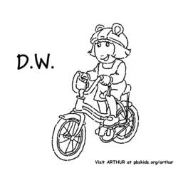 Dibujo para colorear: Bike / Bicycle (Transporte) #137071 - Dibujos para Colorear e Imprimir Gratis