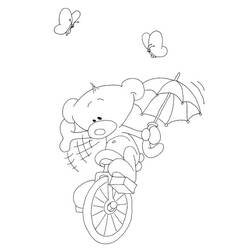 Dibujo para colorear: Bike / Bicycle (Transporte) #137103 - Dibujos para Colorear e Imprimir Gratis