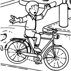 Dibujo para colorear: Bike / Bicycle (Transporte) #137184 - Dibujos para colorear