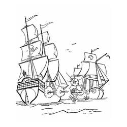 Dibujo para colorear: Boat / Ship (Transporte) #137457 - Dibujos para Colorear e Imprimir Gratis