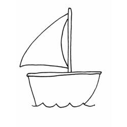 Dibujo para colorear: Boat / Ship (Transporte) #137477 - Dibujos para colorear