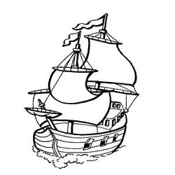 Dibujo para colorear: Boat / Ship (Transporte) #137478 - Dibujos para Colorear e Imprimir Gratis