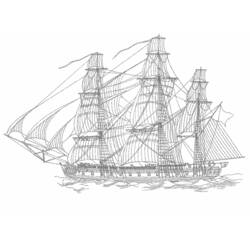 Dibujo para colorear: Boat / Ship (Transporte) #137481 - Dibujos para Colorear e Imprimir Gratis