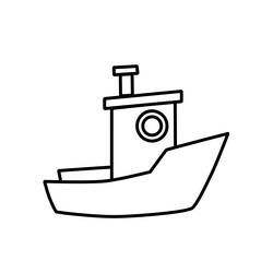 Dibujo para colorear: Boat / Ship (Transporte) #137494 - Dibujos para colorear