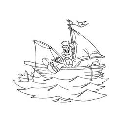 Dibujo para colorear: Boat / Ship (Transporte) #137503 - Dibujos para colorear