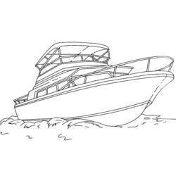Dibujo para colorear: Boat / Ship (Transporte) #137510 - Dibujos para colorear