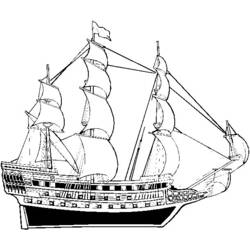 Dibujo para colorear: Boat / Ship (Transporte) #137513 - Dibujos para Colorear e Imprimir Gratis