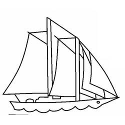 Dibujo para colorear: Boat / Ship (Transporte) #137522 - Dibujos para Colorear e Imprimir Gratis