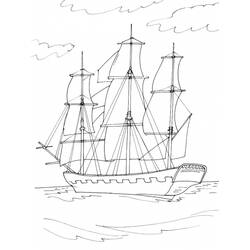 Dibujo para colorear: Boat / Ship (Transporte) #137534 - Dibujos para Colorear e Imprimir Gratis