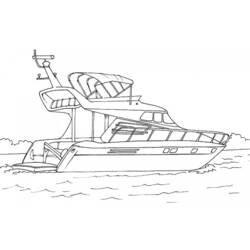 Dibujo para colorear: Boat / Ship (Transporte) #137564 - Dibujos para colorear