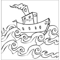 Dibujo para colorear: Boat / Ship (Transporte) #137595 - Dibujos para Colorear e Imprimir Gratis