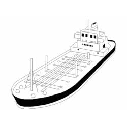 Dibujo para colorear: Boat / Ship (Transporte) #137618 - Dibujos para colorear