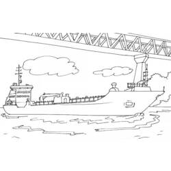 Dibujo para colorear: Boat / Ship (Transporte) #137649 - Dibujos para colorear