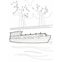 Dibujo para colorear: Boat / Ship (Transporte) #137652 - Dibujos para Colorear e Imprimir Gratis